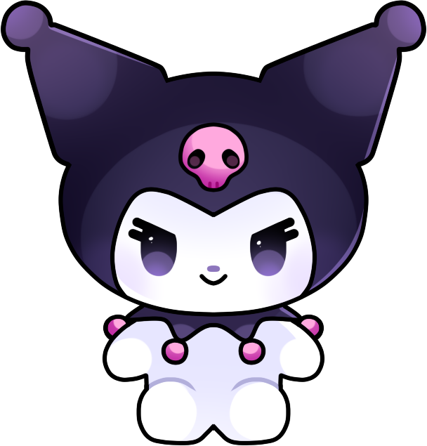 Kuromi and melody charms - MoonBunnyArt's Ko-fi Shop