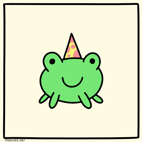 birthday frog !