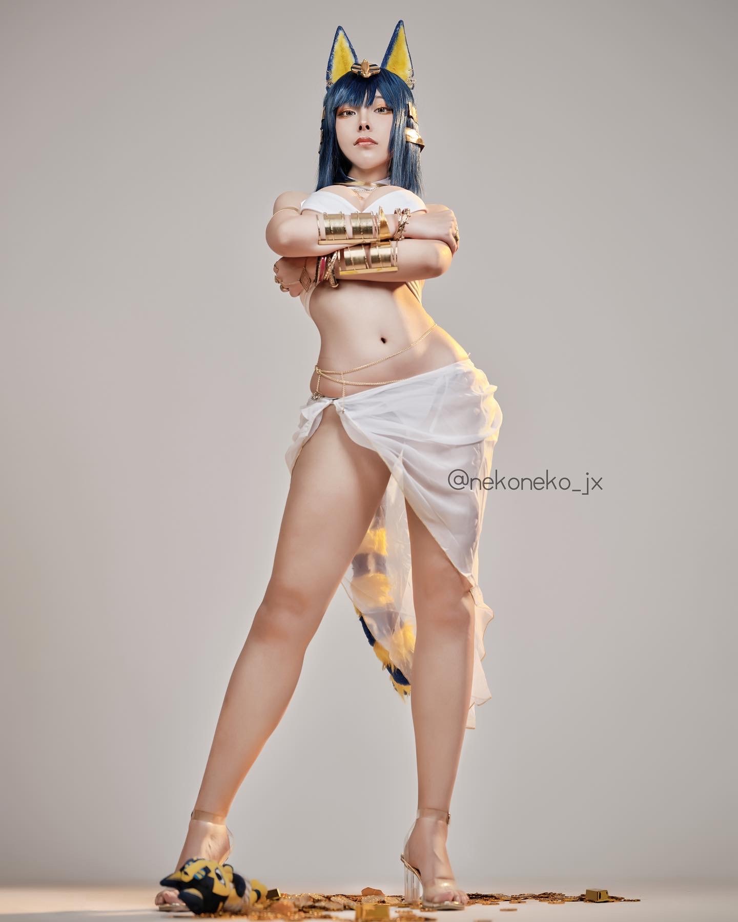 Nekoneko JX Ankha cosplay digital NekonekoJX s Ko fi Shop