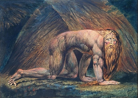 King Nebuchaddnezar, by William Blake