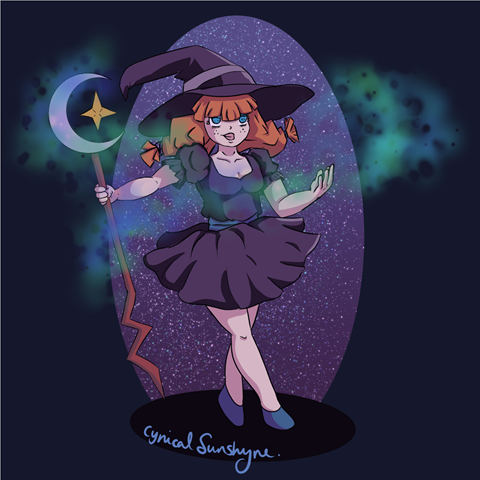 Feeling witchy so a throwback to fun space witch