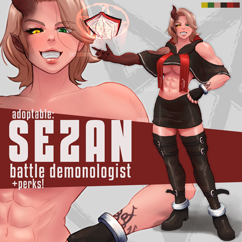 [ADOPTABLE] Sezan, Battle Demonologist