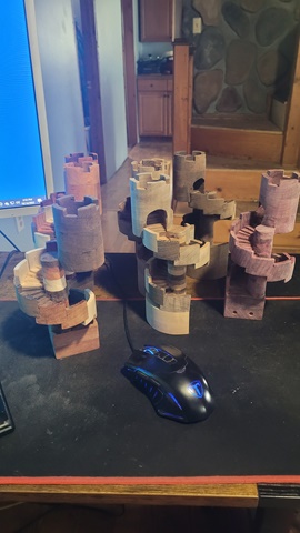 Just some dice towers 