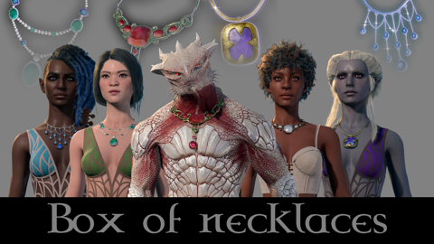 Box of necklaces is available on Nexus!