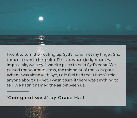 ‘Going out west’ by Grace Hall