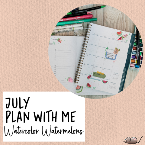July Plan With Me live now! 