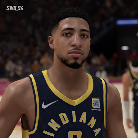 2k25 Tyrese Haliburton Cyberface (+ unique accesories) - NBA