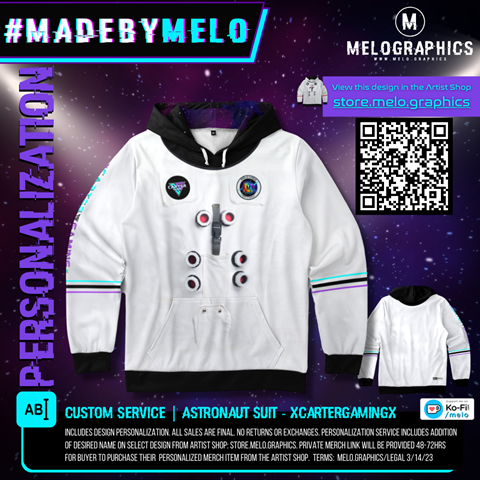 Personalization: Astronaut Suit | #MadeByMEL