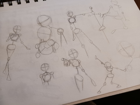 Some Gesture sketches 