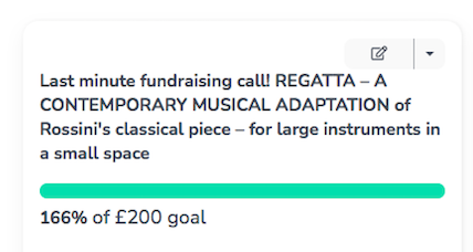 Fundraising target reached – BIG THANK YOU!