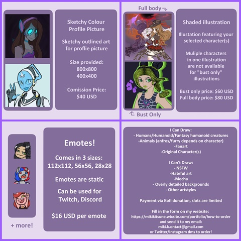 Comissions Open!