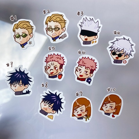 Jujutsu Kaisen | Chibi | Stickers - cyt's Ko-fi Shop - Ko-fi ️ Where ...