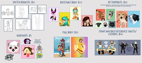 New Commission Layout :) 