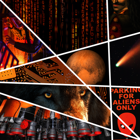An 'Of Monsters and Mainframes' Moodboard!