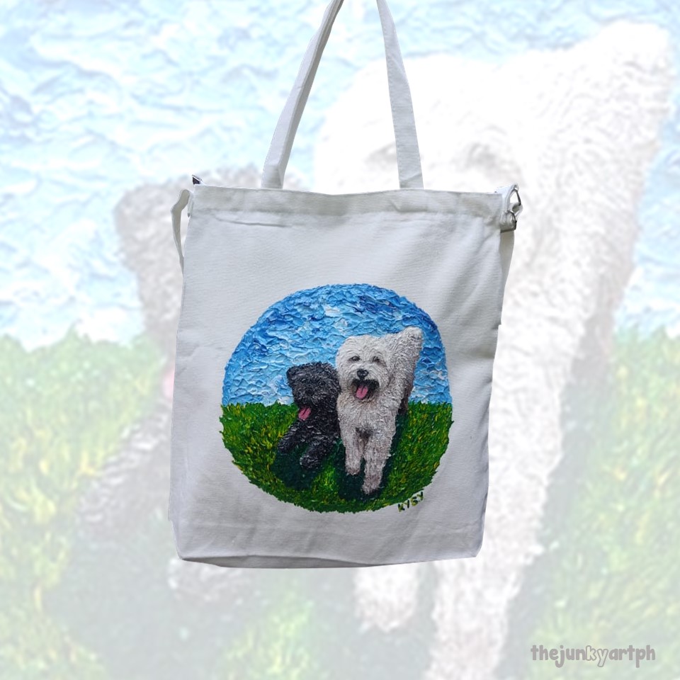 Hand-painted tote bags