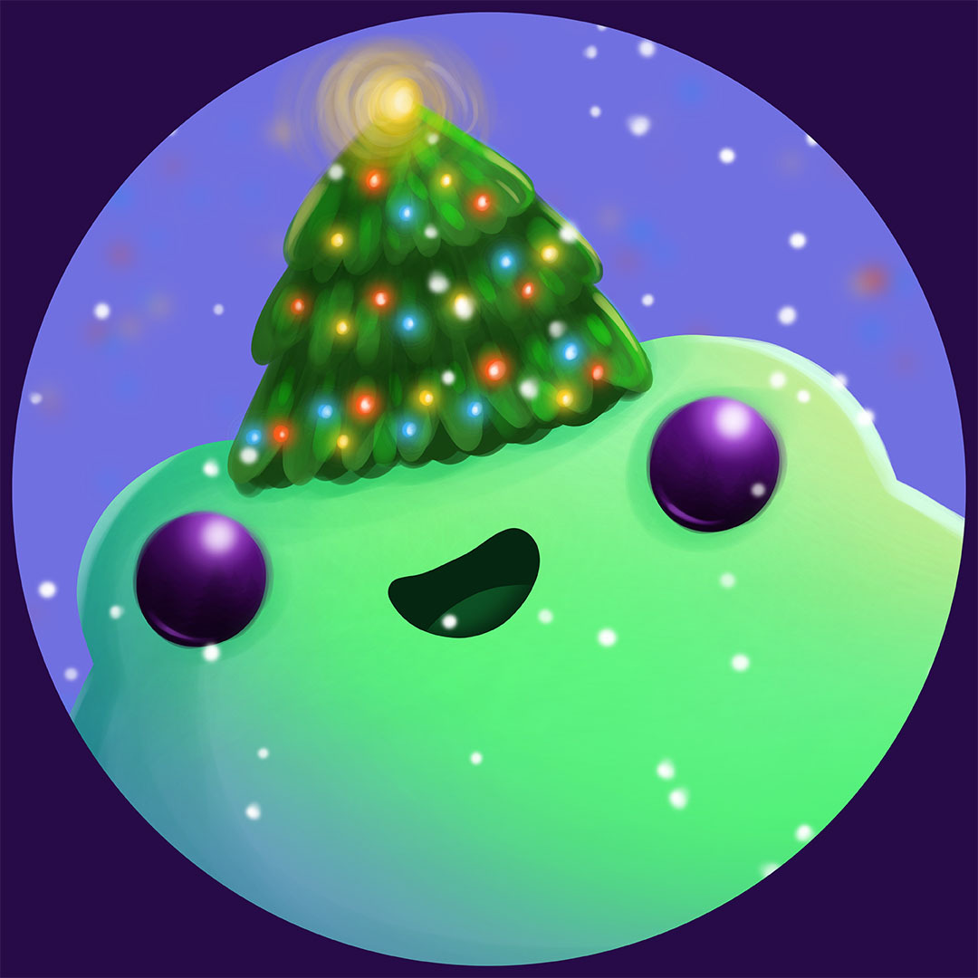 Christmas Froggy icon