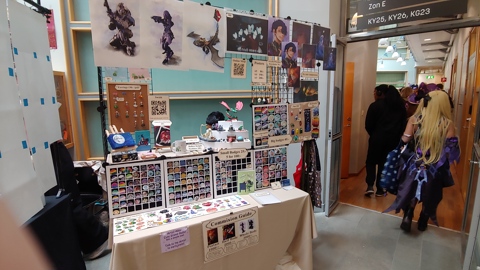 Booth at Närcon!