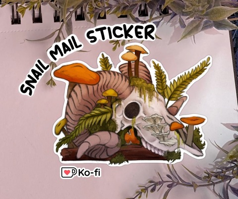 February Snail Mail Sticker!