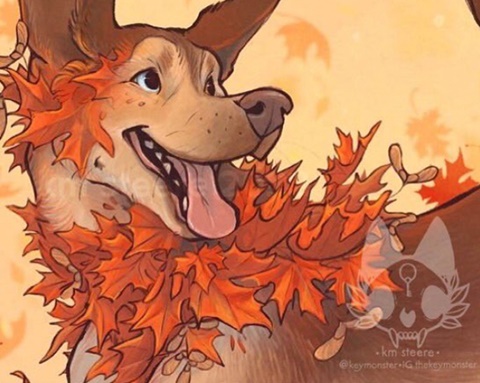 Botanimals - Maple Leaf Dog