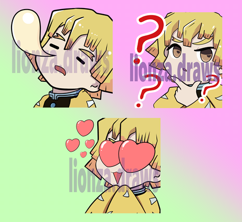 Zenitsu Emote Laugh for Twitch / Discord - Lionza Draws's Ko-fi Shop -  Ko-fi ❤️ Where creators get support from fans through donations,  memberships, shop sales and more! The original 'Buy Me a Coffee' Page.