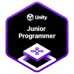 Unity Junior Programmer Pathway Complete Badge
