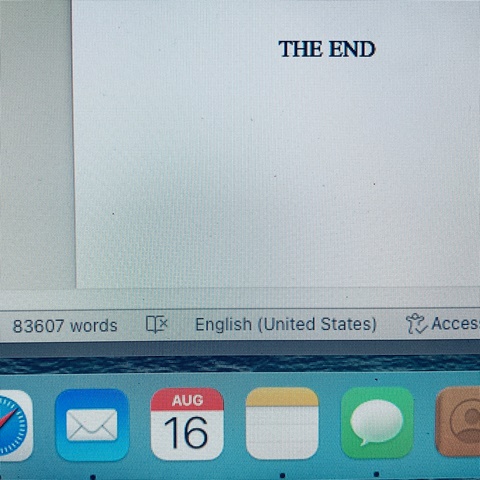 I finished the book!!!