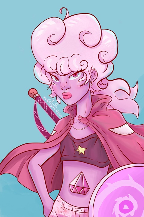 Pink Diamond as the rebel leader