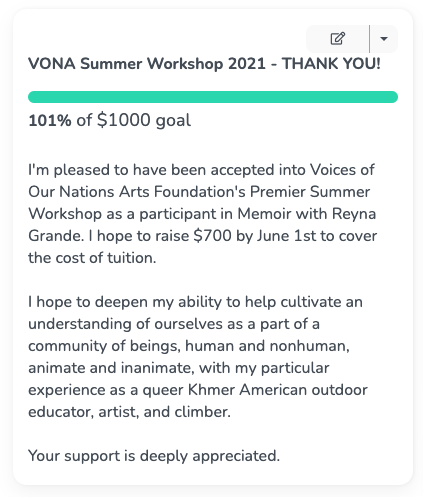 VONA Workshop 2021