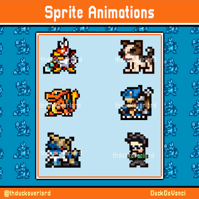 8bit Animated Sprites (2 Frames) - DuckDaVanci's Ko-fi Shop - Ko-fi ❤️  Where creators get support from fans through donations, memberships, shop  sales and more! The original 'Buy Me a Coffee' Page.