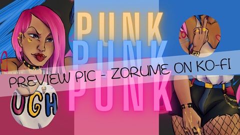 Bonney is a punk Wallpaper - Zorume's Ko-fi Shop - Ko-fi ️ Where ...