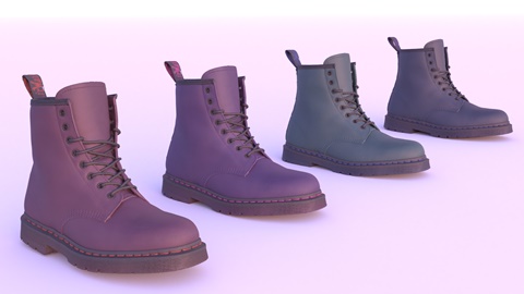 Doc Martens Boot 3D Scan (With Texture)