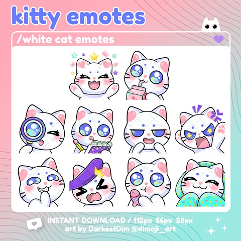 Cute Cats  Icon Pack - Dear StrayGhost's Ko-fi Shop - Ko-fi