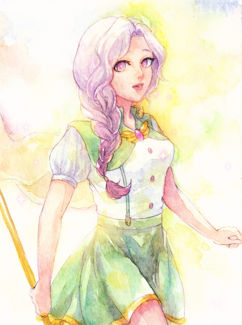 MapleStory Watercolour Character Commission
