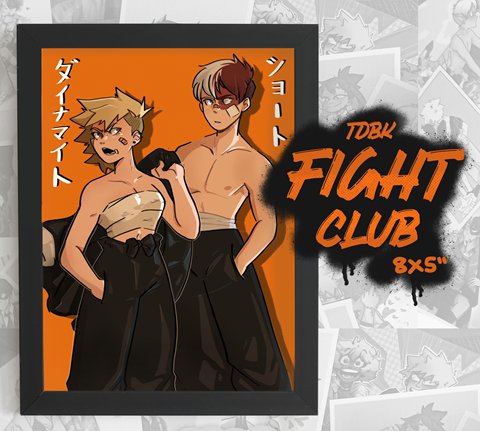 Fight Club Print Bnha Beachbeibi S Ko Fi Shop Ko Fi Where