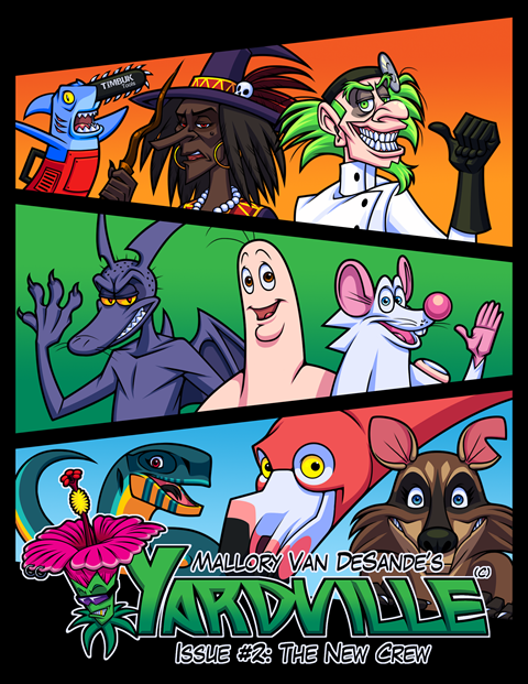 YARDVILLE - Issue #2: The New Crew [COVER ART]
