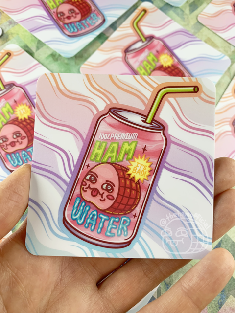 Sticker: Ham Water