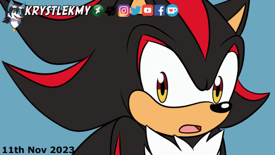  Shadow the Hedgehog Animated 01 Colouring