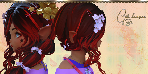 Cute hairpin