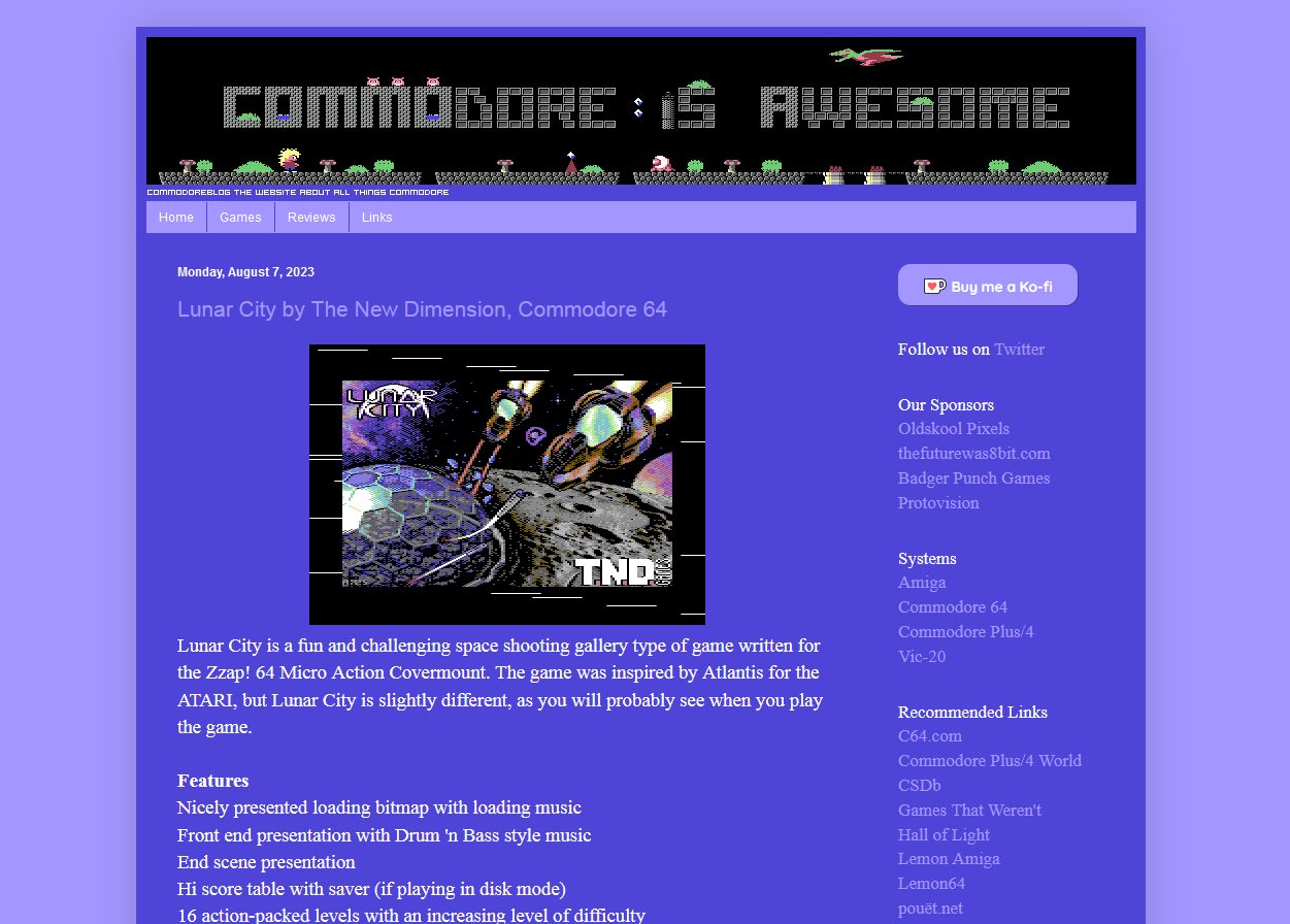 CommodoreBlog's Blog is back! 
