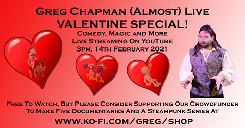 Greg Chapman ‘(Almost) Live’ Valentine’s Special