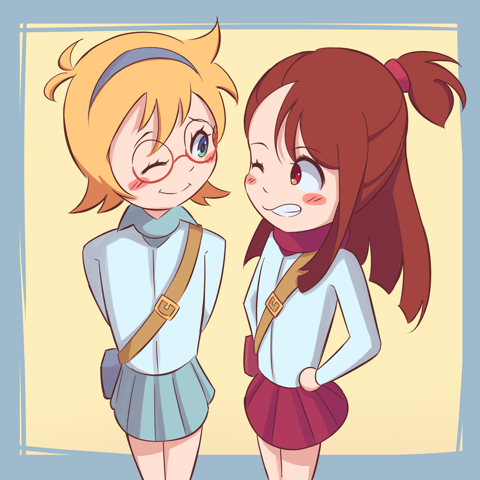Miitopia Lotte and Akko