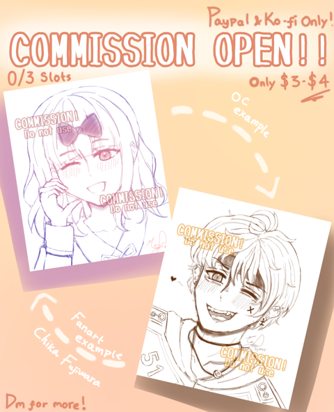 Commission open 