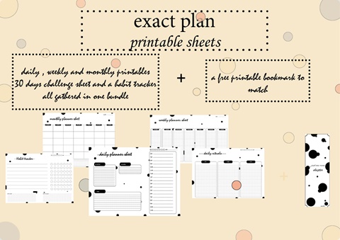 FREE Printable Daily Planner {+FREE Matching Monthly & Weekly