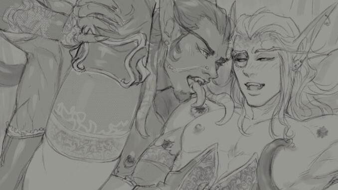 "Carnal Appetites" [commission WIP]