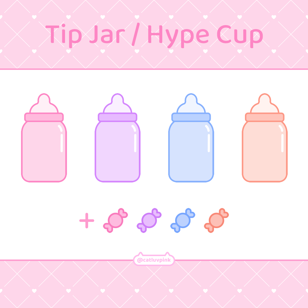 Baby bottle - Tip jar/Hype Cup Widget for Stream | Twitch/Youtube ...