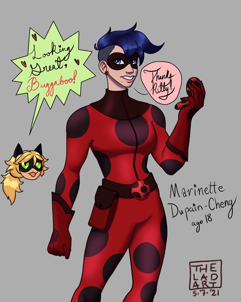 Ladybug and Chat Noir fanart - Ereidiam's Ko-fi Shop - Ko-fi