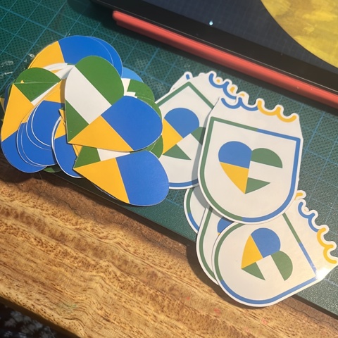 Stickers for Ukranian House in Rotterdam