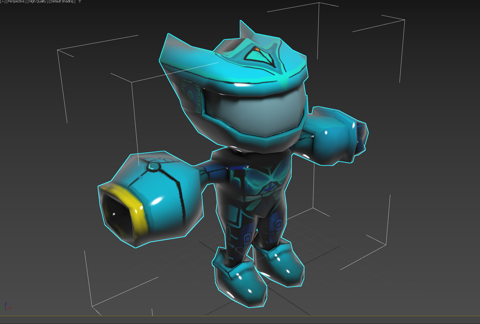 Alright! Xross Suit (Male) is textured!