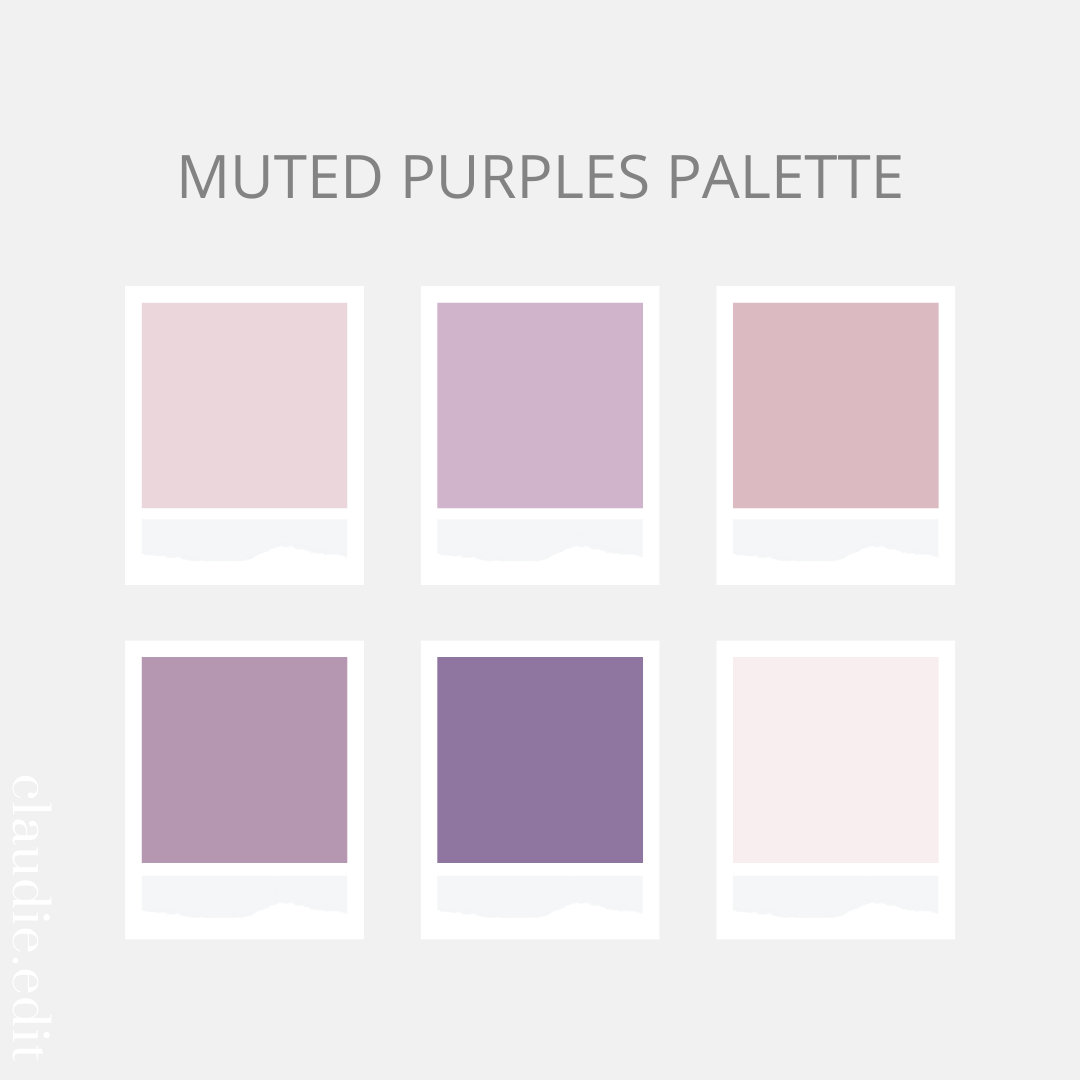 Muted Purples Palette Hex Codes (free) - Claudie♡s Ko-fi Shop - Ko-fi 