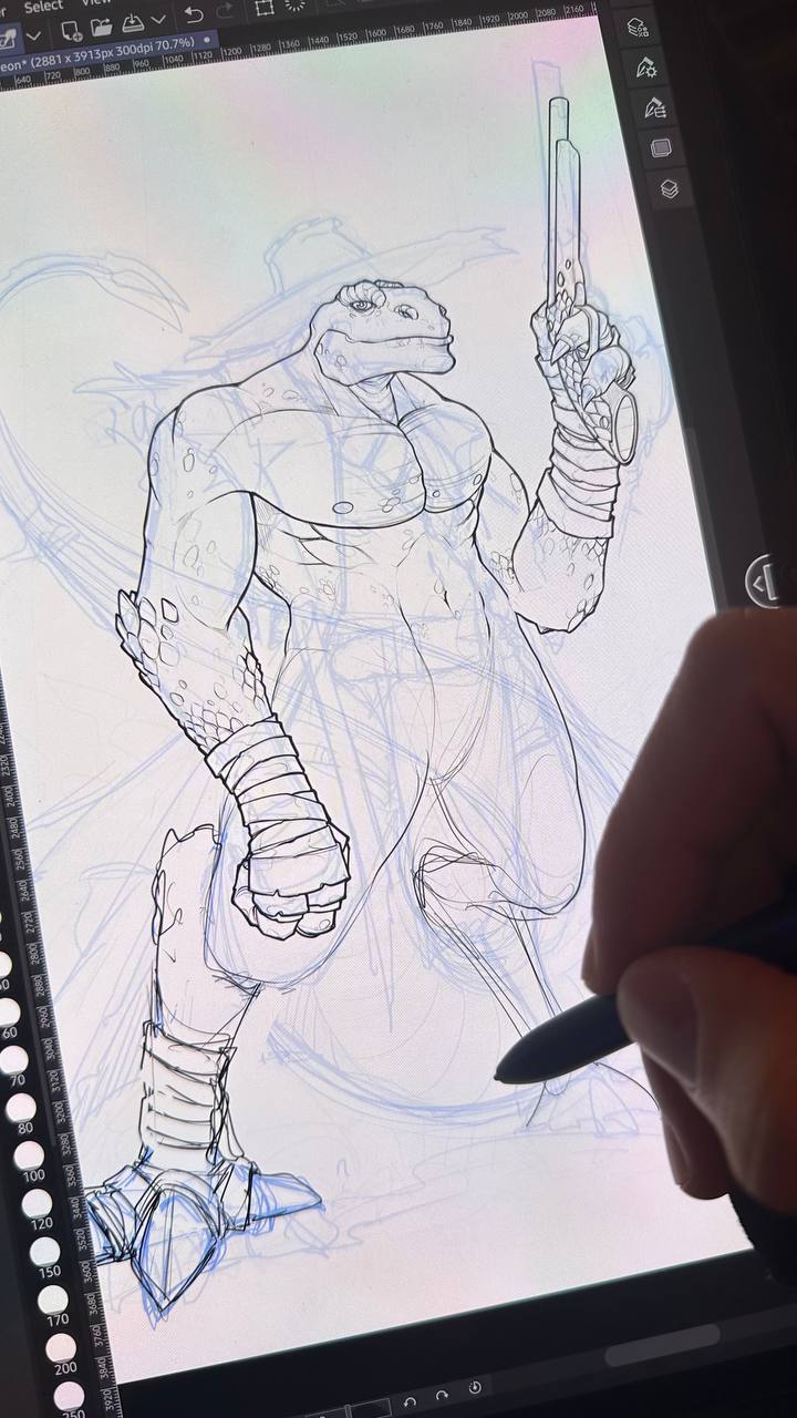 More updates on the lizard dude